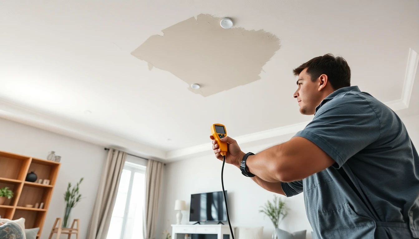 Ceiling Water Damage Repair
